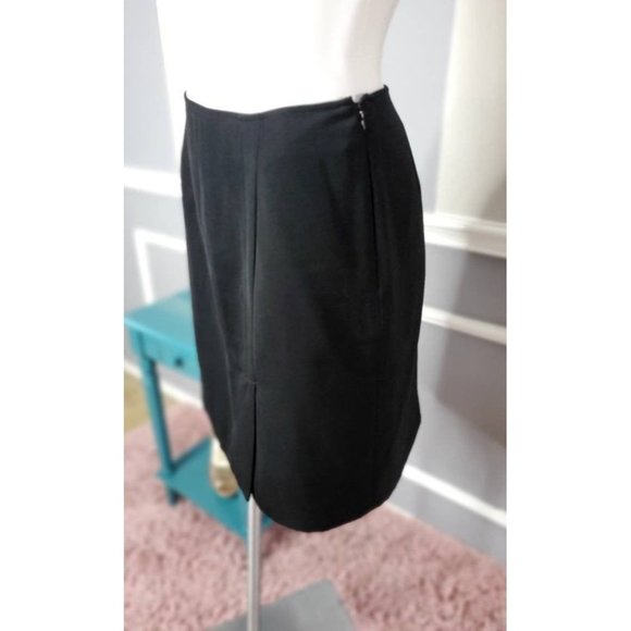 Liz Claiborne Skirt, Wool Pencil Skirt - Picture 3 of 4